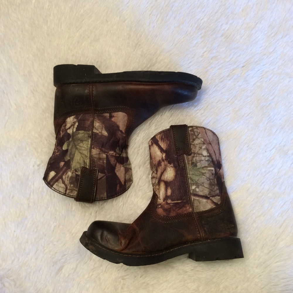 Ariat Camo Boy Boots